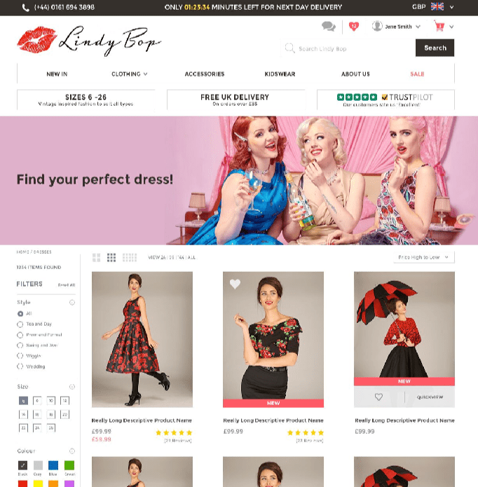 lindy bop uk website